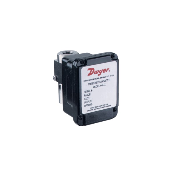 Wet/wet differential pressure transmitter, range 0-10 psid.